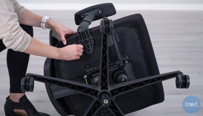 how to disassemble office chair