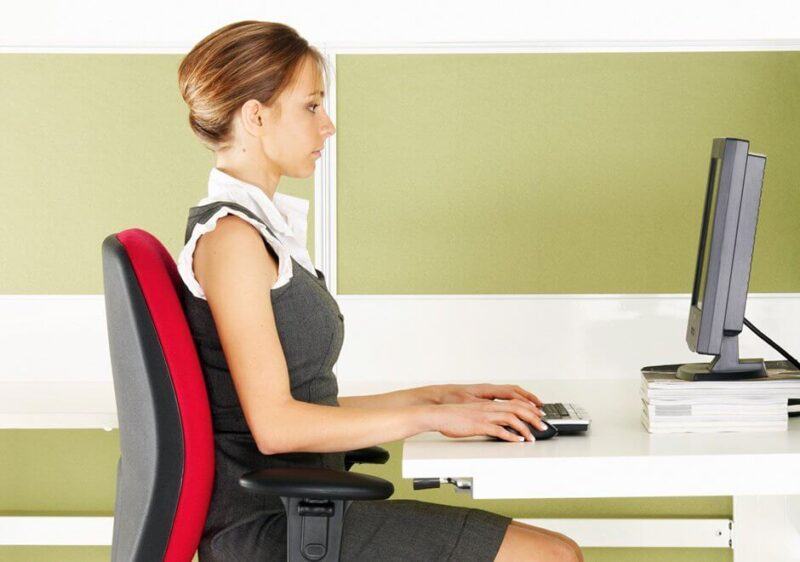 How to adjust office chair seat angle