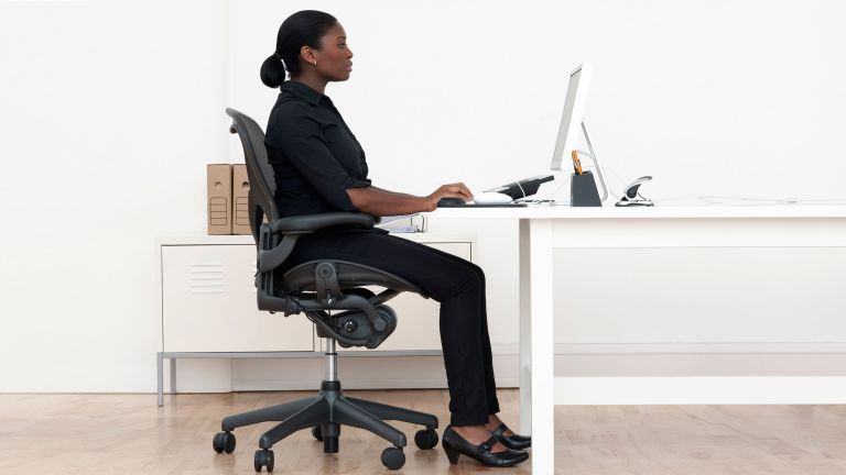 How to adjust office chair seat angle