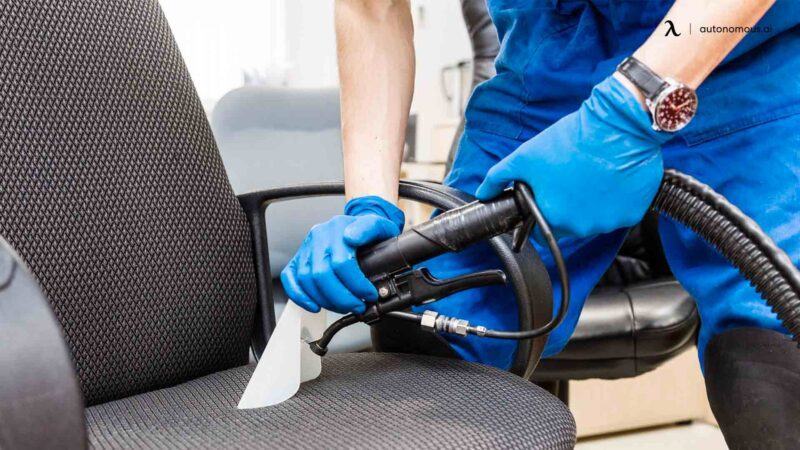how to clean office chair fabric