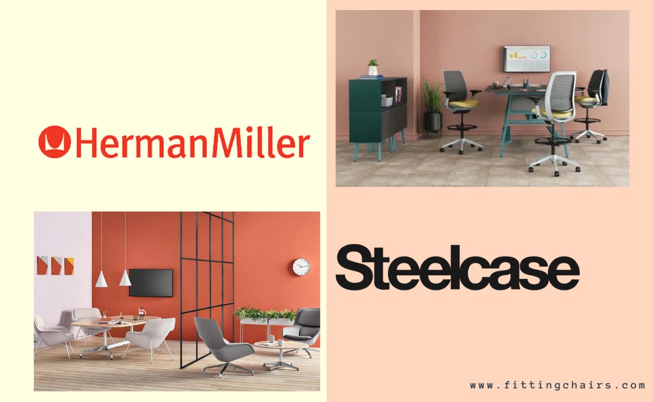 Herman miller vs online steelcase leap