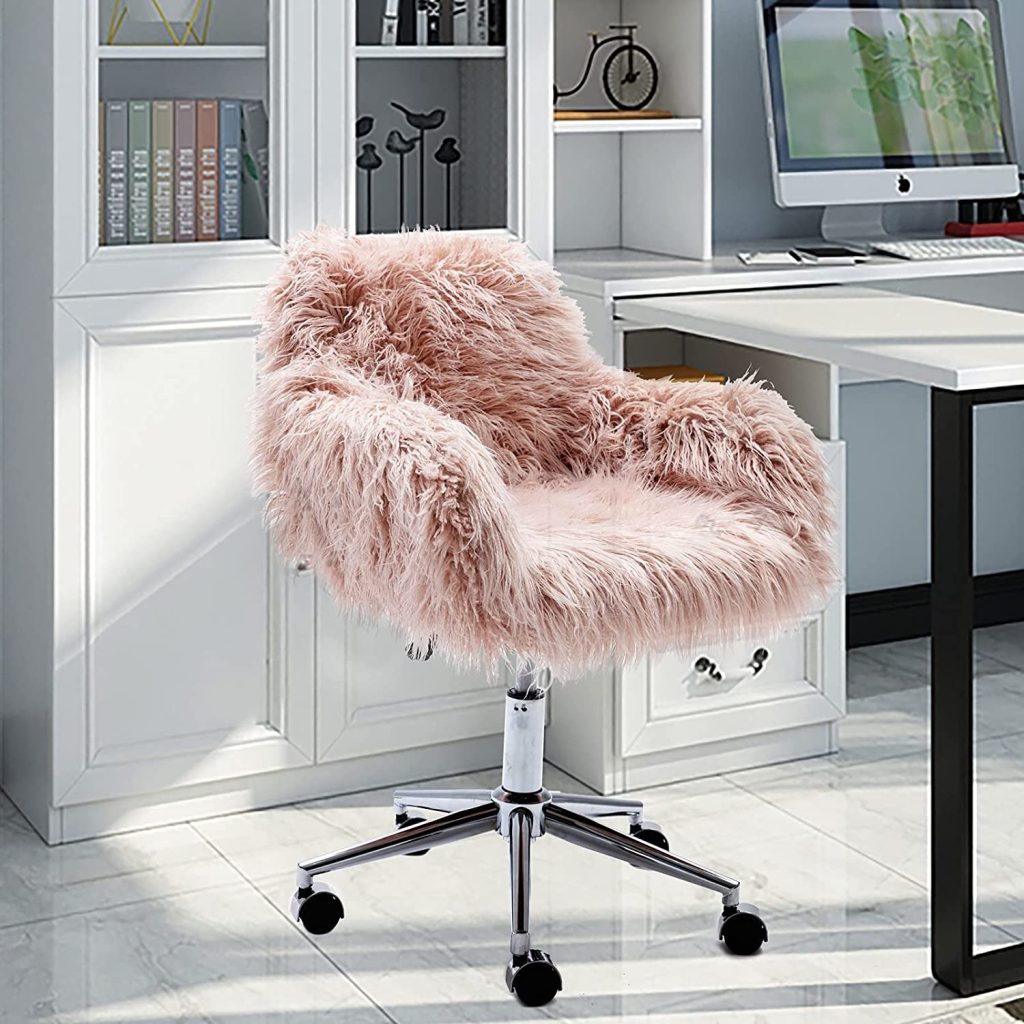 Fabric chair for desks