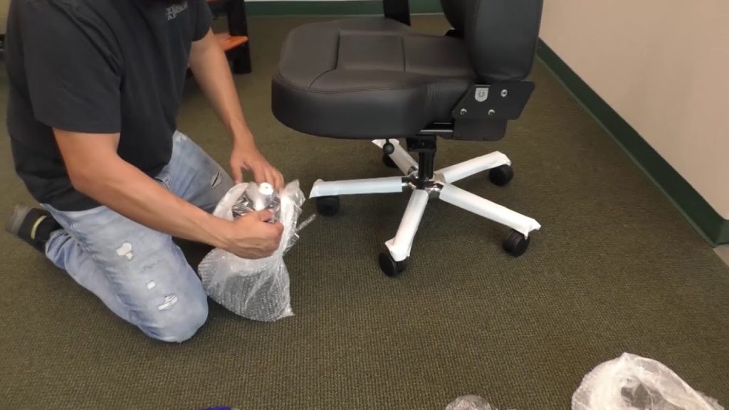 How to assemble an office chair