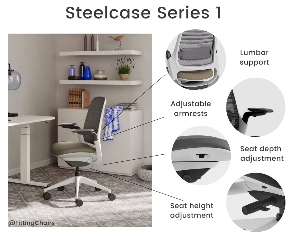 Steelcase series discount 1 vs think