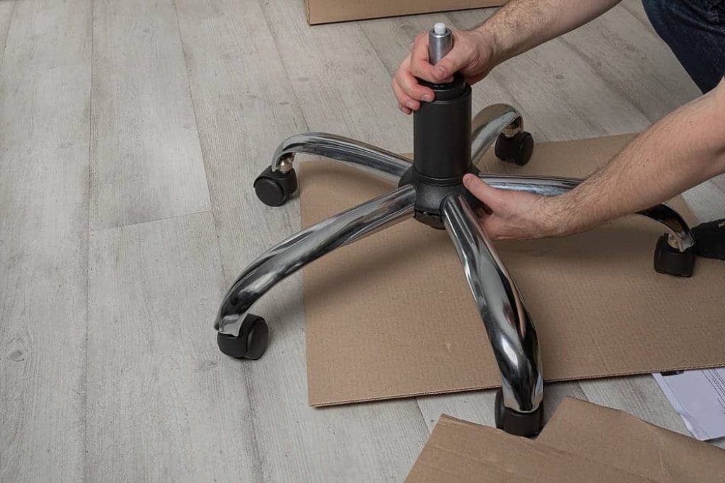 How to remove office chair base