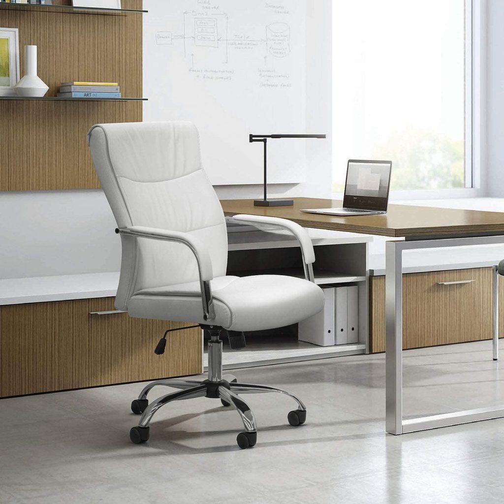 white office chair