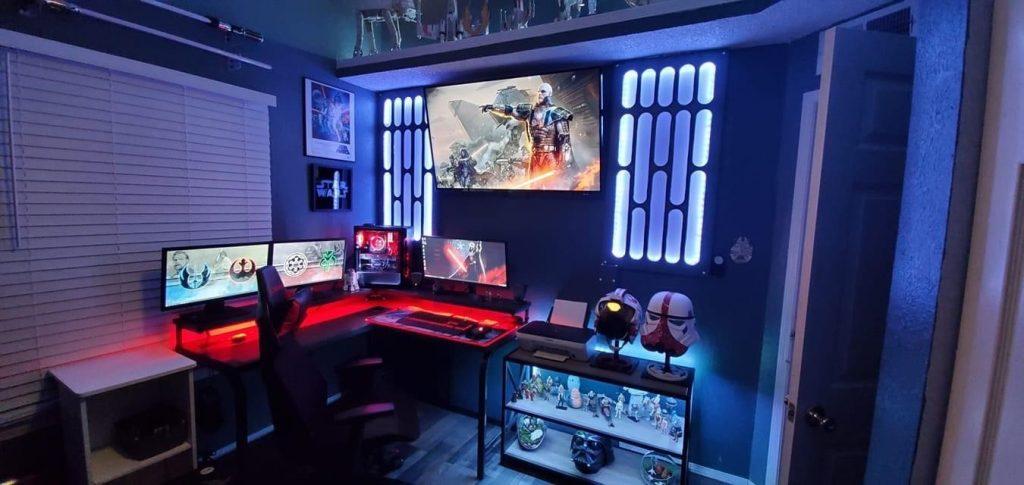 gaming themed room