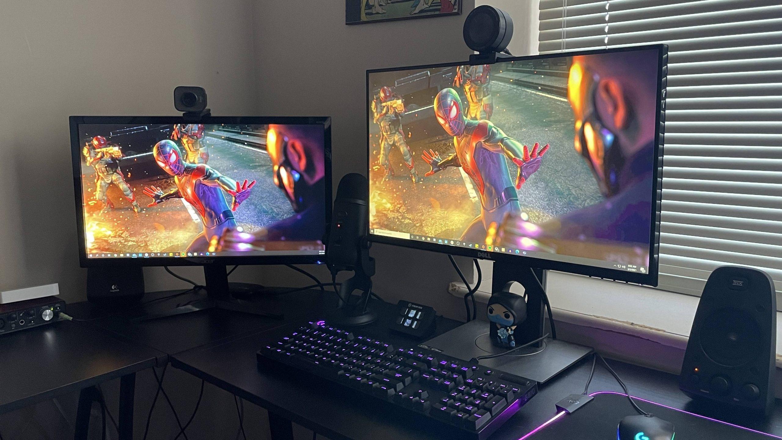 share 2 monitors with 2 computers