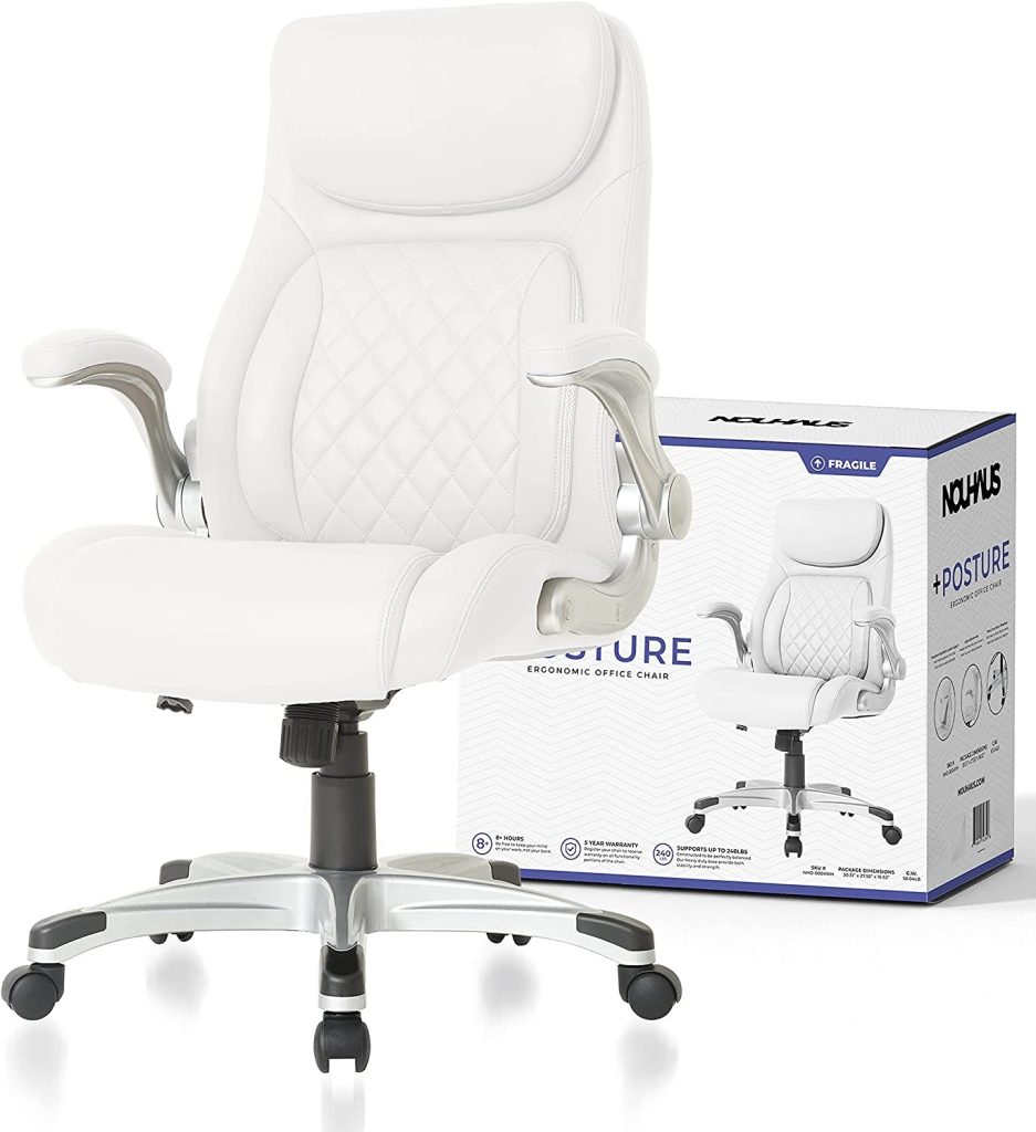 white office chair