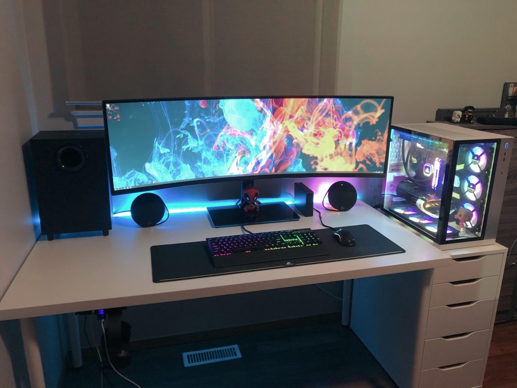 Is it okay to put my PC under the desk