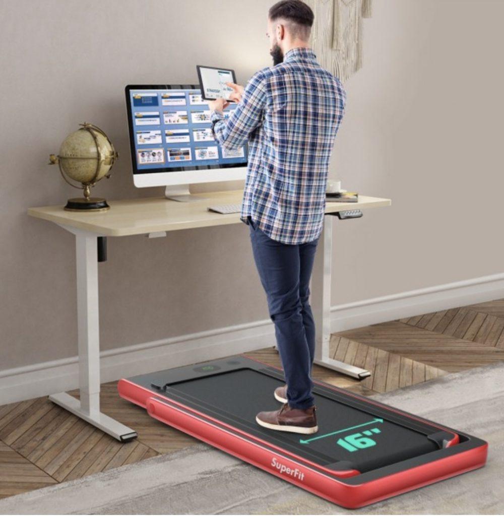compact under desk treadmill