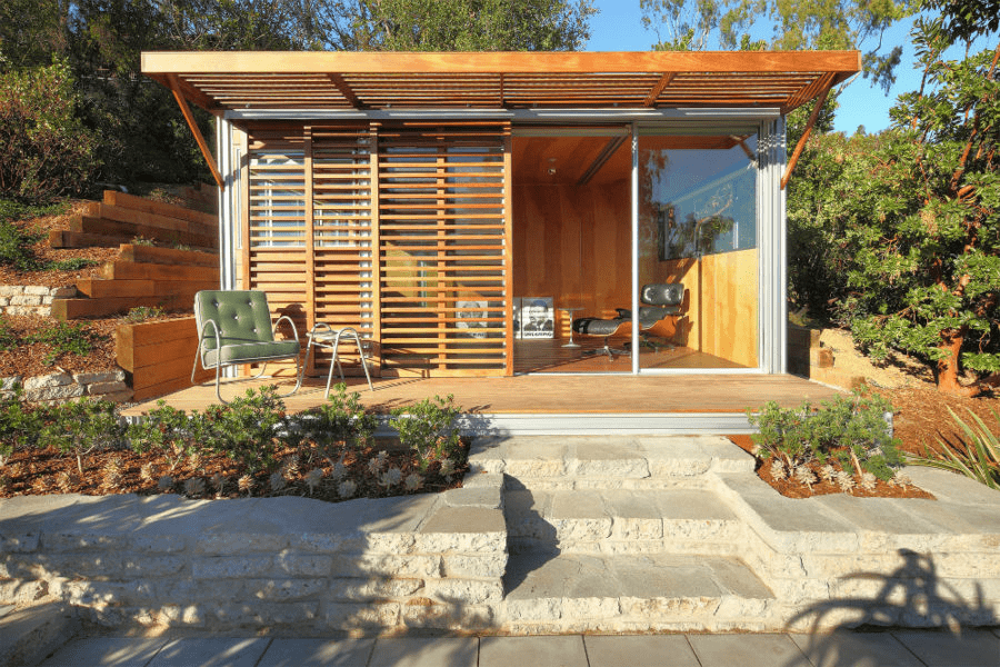 office in a shed